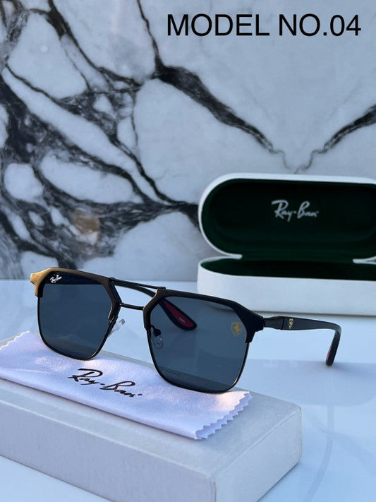 Ray Ban Premium Black Shine Sunglasses For Men Woman
