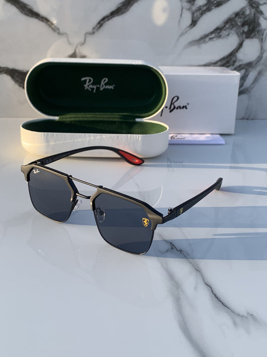 Ray Ban Premium Black Shine Sunglasses For Men Woman